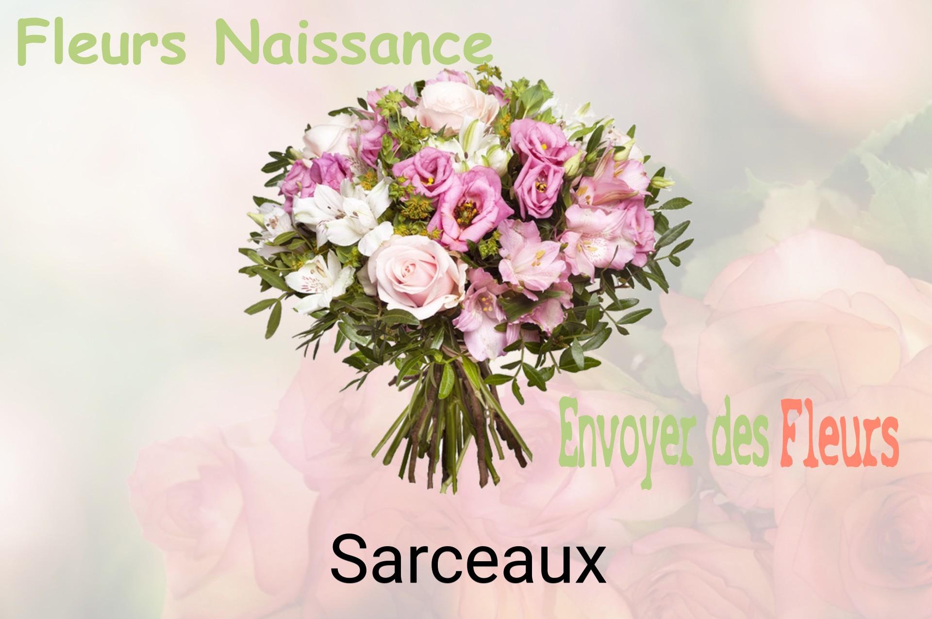 Bouquet de fleurs de naissance livré à Sarceaux